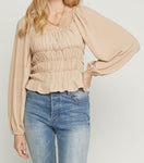 SMOCKING BODYSUIT