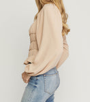 SMOCKING BODYSUIT