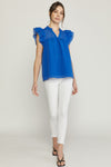 SHEER GRID BEAUTY TOP