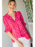 HOT PINK PAULA TOP
