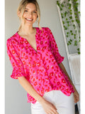 HOT PINK PAULA TOP