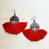 FAN TASSEL EARRINGS