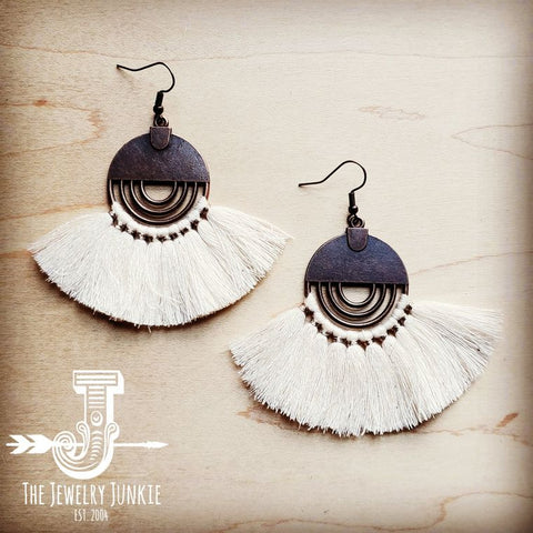 FAN TASSEL EARRINGS