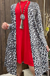 LEOPARD & STRIPED DUSTER