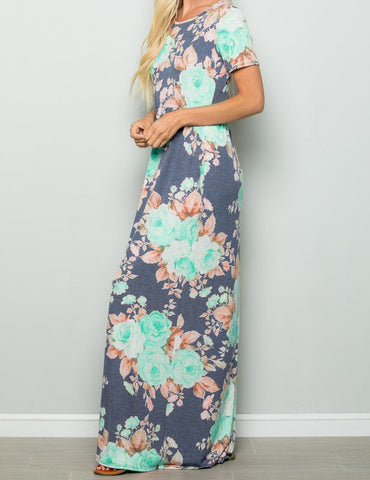 Rayon Floral Dress