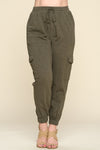 OLIVE JOGGER PANTS