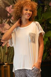 SEQUIN BEAUTY TOP