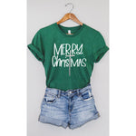 MERRY CHRISTMAS CROSS TEE