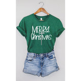 MERRY CHRISTMAS CROSS TEE
