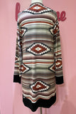 AZTEC LONG CARDIGAN
