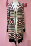 AZTEC LONG CARDIGAN