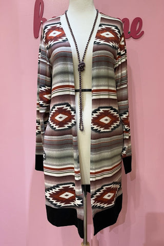 AZTEC LONG CARDIGAN