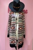 AZTEC LONG CARDIGAN