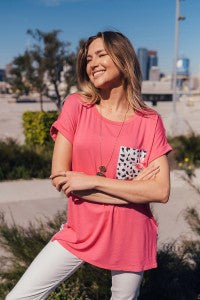 HOT PINK BEAUTY TOP