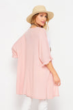 RIBBED OPEN CARDIGAN