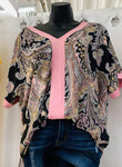 PAISLEY PINK TOP