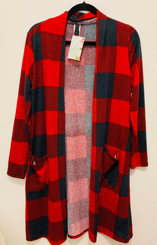 Flannel Cardigan