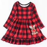 PLAID CHRISTMAS TREE DRESS SET